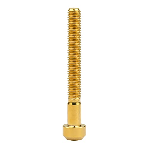 Image of Titanium Torx Square Head M6 x 10 15 20 25 30 35 40 45 50 60 65 70 80mm Screw Pack of 5 (Gold, M6x50mm)
