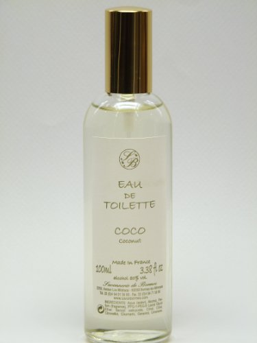 Savonnerie de Bormes: Eau de Toilette Kokosnuss (Coco), 100 ml Flasche mit Zerstäuber (Spray) Cover