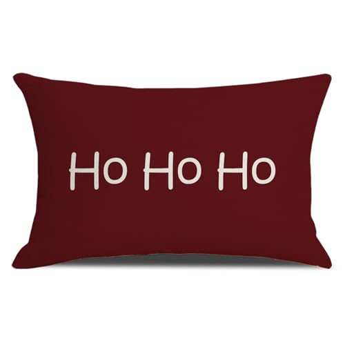 Kissenbezug Weihnachten 30x50, Weihnachtliche Kissenbezüge, Leinen...