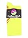 MadSportsStuff Softball Socks with Stitches Over the Calf (Neon Yellow/Red, Small)