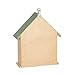 Woonden Multi Habitat Insect House Outdoor Garden Decorative Wooden Insect Hotels for Bee, Butterfly and Beetle Tree of Life Light Green