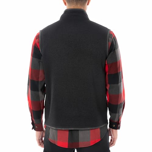 Smith's Workwear Men's Full-Zip Sweater Fleece Vest3