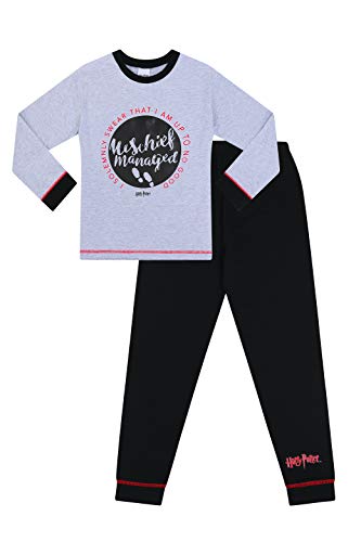 Mischief Managed I Solemnly Swear I am Up to No Good Pyjamas (7-8 Years) Black