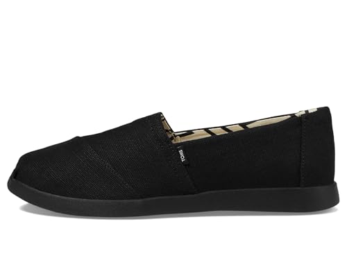 Image of TOMS Women's Alpargata Plus Slip On Espadrille, Textile Upper, Relaxed Fit, CloudBound Insole, Stretchy Easy On and Off