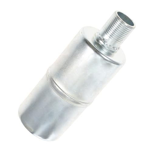 Silenciador de hierro galvanizado con rosca de 3/4 para motor de cortacésped duradero