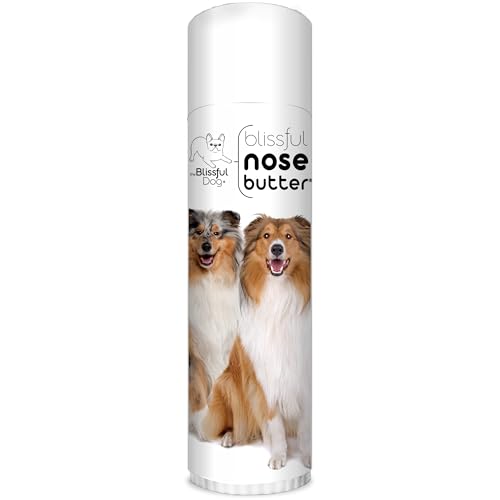 Image of The Blissful Dog Collie Nose Butter for Dry, Cracked Skin, Lick-Safe Dog Nose Balm with Moisturizing Shea Butter, Almond, Olive, and Essential Oils, Pet Supplies, Uncented, 0.50 oz.