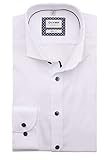 Armlänge: Langarm - normal OLYMP Level Five Body fit Hemd Langarm Stretch Twill weiß Größe 44