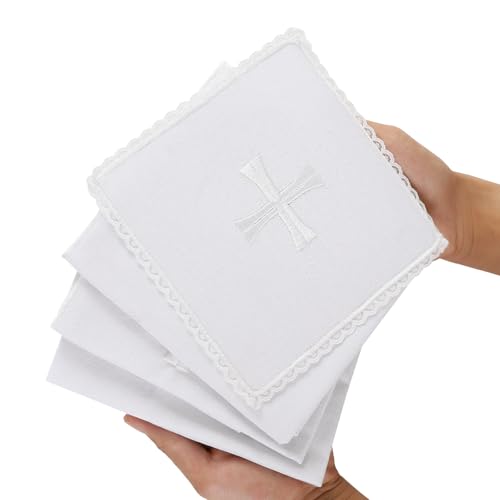Set de 4 accesorios de altar de lino para iglesias miniatura 5