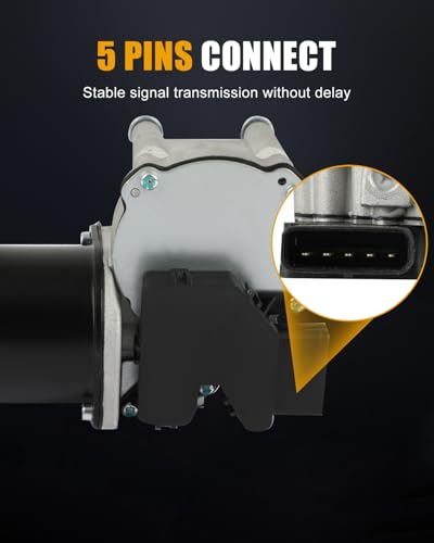 Image of ROADFAR Front Windshield Wiper Motor Fit for Hyundai for Elantra 2009-2012 | Fit For Hyundai For Elantra GT 2013|For Santa Fe 2013-2018|For Santa|For Kia For Sportage 2011-2015|OE 981101H000|5 Pins