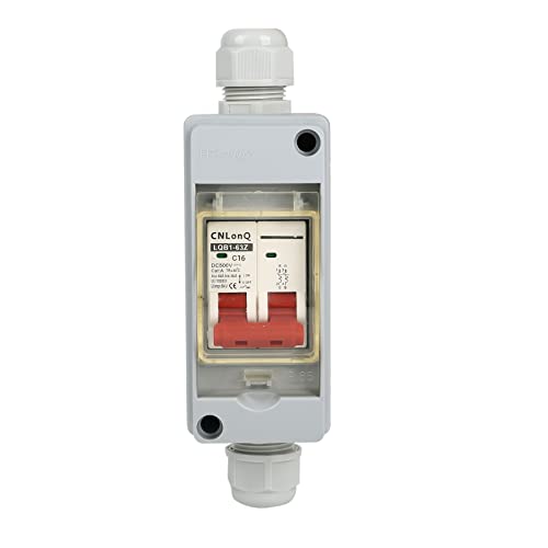 Circuit Breaker PV, PV DC Shut-Off Switch, with IP65 Waterproof Distributor Box, for Solar PV System (16A)