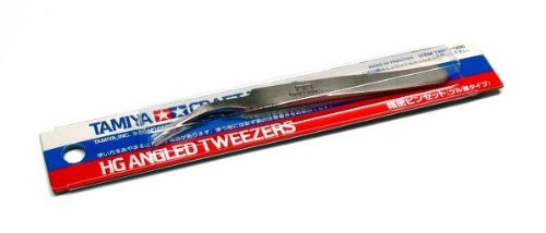 Tamiya 74047 pinces brucelles coudées HG modélisme outil craft précis RCECHO edition