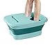 Foot Basin - Foot Bath | Foldable Foott Spa | collappsible Pedicure Bowl with Carry Handle foot spa for Women and Men Feet Soak Bowl Ergonomic Bottom Massage for Travel Soaking Tub Foldable immagine