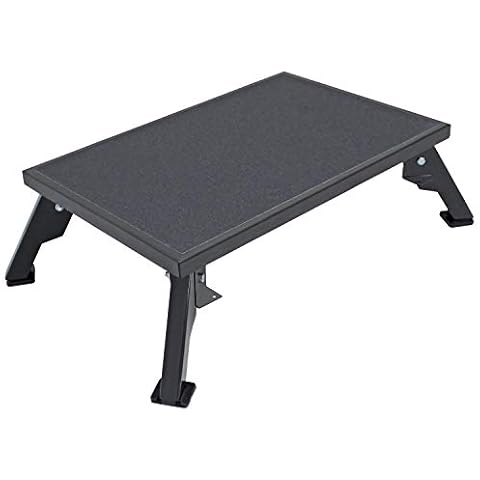 Quick Products JQ-S150 Platform Step, X-Large 24" W x 15.5" D x 7.5" H - Steel, 300 lbs. Capacity, Black Cover