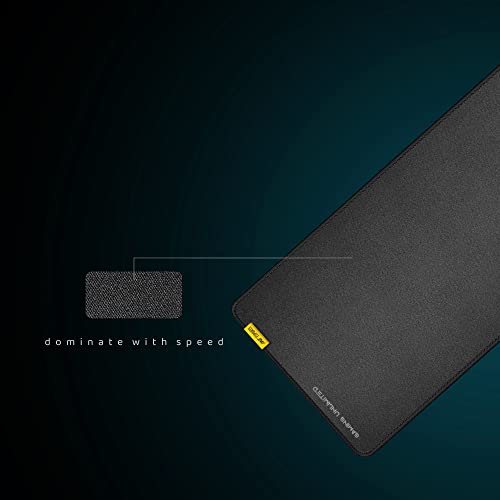 Image of Ant Esports MP280S - Speed Gaming Mouse Pad-L- Large with Stitched Edges, Waterproof Non-Slip Base for Gaming & Office - Black