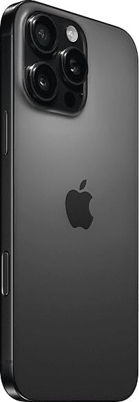 Apple iPhone 16 Pro Max, 256GB, Titan Schwarz (Generalüberholt)