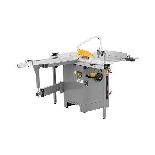 MSW Scie à format 2 200 W 4 000 tr/min avec table extensible - Scie circulaire Scie à panneaux Industrielle