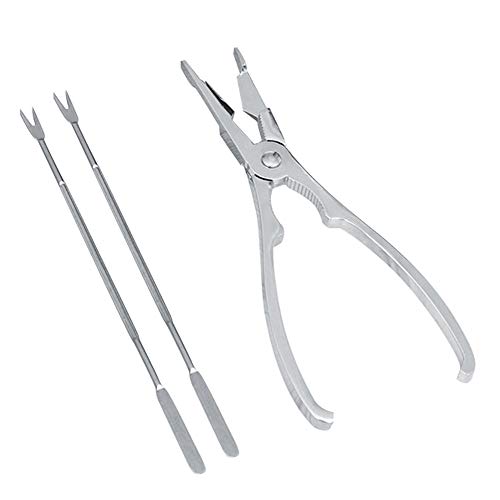 Uso resistente ao calor conjunto de ferramentas de aço inoxidável para frutos do mar conjunto de bolachas de nozes de 3 peças ferramenta de abridor de frutos do mar lagosta caranguejo bolachas concha concha Hor