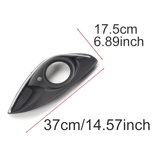 Cubierta cromada para luz antiniebla de Opel Corsa D: marco de parachoques de alta durabilidad 2