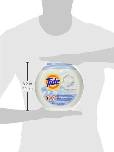 Tide PODS Free & Gentle Laundry Detergent Soap Pacs, 42 Count, Tide PODS Laundry Detergent (Packaging May Vary) - Image 3