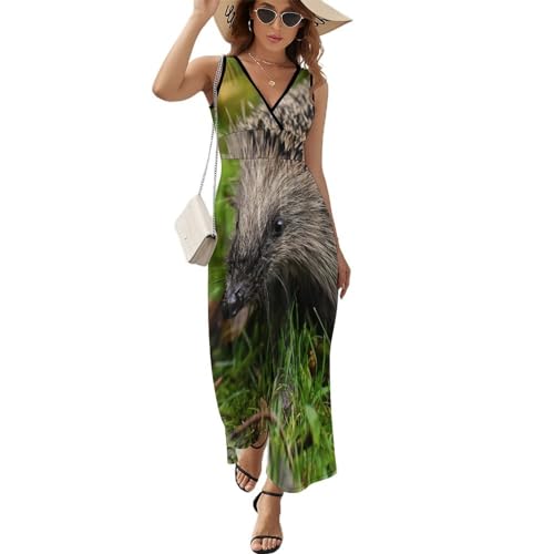 Robe de plage fluide et légère pour flâner sous le soleil d'été en maxi robe Hérisson