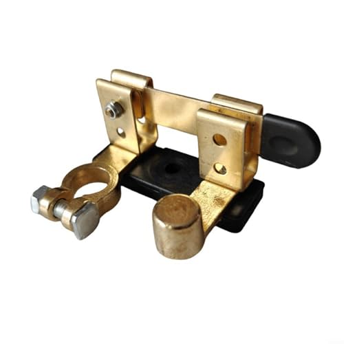 Heavy Duty Battery Disconnect Switch 250A for Car Marine Boat RV,12-24V DC Top Post Battery Shut Off Connector Gold