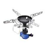Widesea Backpacking Stove 3300W Camping Stove Portable Gas Burner with Iginitor Mini Ultralight Hiking Gear Outdoor Equipment