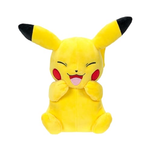Pokémon PokémonPeluche Pikachu Peluche Douce de 20 cm avec des détails Authentiques
