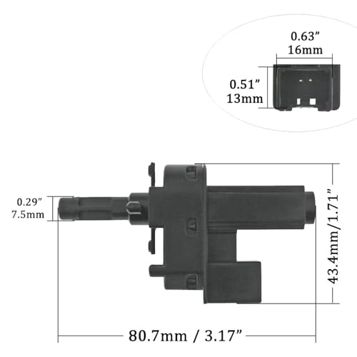 Interruptor de pedal de embrague 4M5T7C534AA compatible con Ford Focus y C-MAX 3