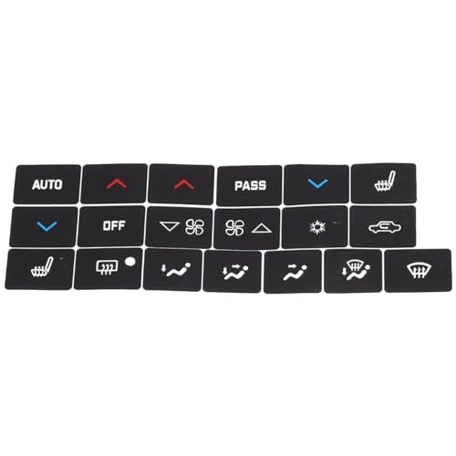 Autocollant bouton climatisation Buick Lacrosse 2005-2009 kit de reparation