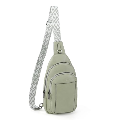 Image of TANTOMI Small Sling Bags for Women, Leather Cross body Purses Bag for Daily Travel Leisure Sport Fanny Packs with Adjustable Strap