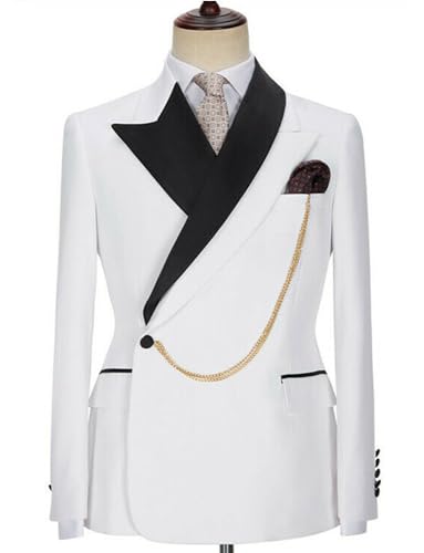 Men's Suit Jacket One Button Blazer Business Office Wedding Coat2