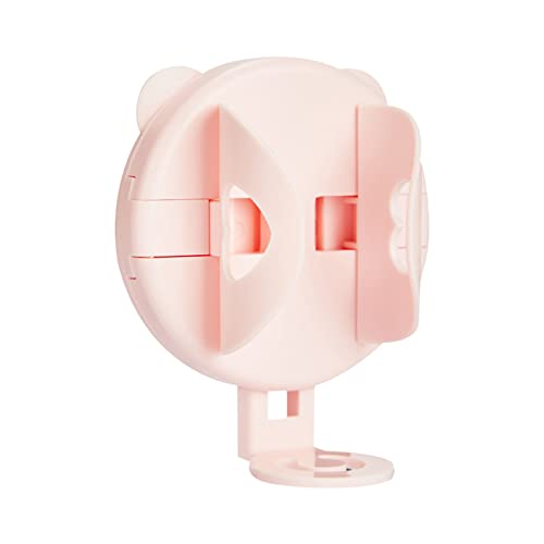 LEDFY Soporte de cepillo de dientes eléctrico ajustable rebote baño soporte minimalista bastidor base, rosa Cover