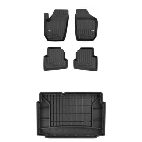 Tapis de coffre et sol en caoutchouc ProLine 3D haut de gamme pour Polo IV 2001