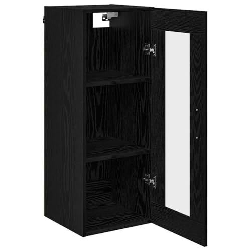 Armario de madera para ahorrar espacio con puerta de cristal para baños y estancias pequeñas 6