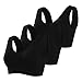 Memoryee Sport BH Damen Große Brüste Starker Halt Push Up Ohne Bügel 3er Pack Set Gepolstert Joggen Yoga Laufen Reiten Bra Crop Top Schwarz*3 4XL Baby,Schwarz günstig Kaufen-Memoryee Sport BH Damen Große Brüste Starker Halt Push Up Ohne Bügel 3er Pack Set Gepolstert Joggen Yoga Laufen Reiten Bra Crop Top Schwarz*3 4XL