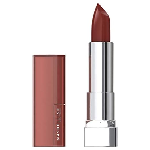 Maybelline Color Sensational Lipstick, Lip Makeup, Cream Finish, Hydrating Lipstick, Nude, Pink, Red, Plum Lip Color, Double Shot, 0.15 oz; (Packaging May Vary)