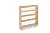 Rev-A-Shelf 448-BC-5C 5-Inch Base Cabinet Pullout Storage Organizer with Adjustable Wood Shelves and Chrome Rails