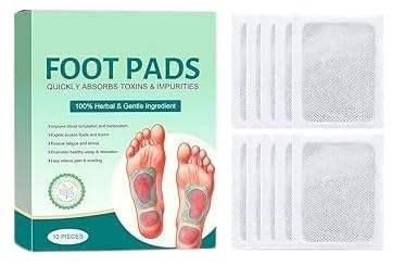 Detox Foot Pads Herbal And Gentle Ingredient Natural Ingredients for Sleep Aid, Pain Relief, Toxin Removal with Bamboo Vinegar and Acupoint Micro-Massage Technology 20 pieces (Pack of 2) Ask-image-34