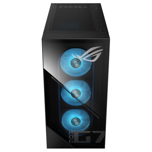 Image of ASUS ROG G700 Gaming Desktop PC Intel Core Ultra 7 265F 32GB RAM 1TB NVMe SSD NVIDIA GeForce RTX 5060 8GB RGB Keyboard Mouse Windows 11 Pro with 12 Month CPS Protection
