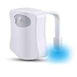 HuaaxtLang Toilet Night Lights with Motion Activated Sensor,16-Color Changing LED Inside Toilet Bowl Nightlight,Toilets Bowl Light Fun Gifts for Women,Men and Kids Brithday Gifts