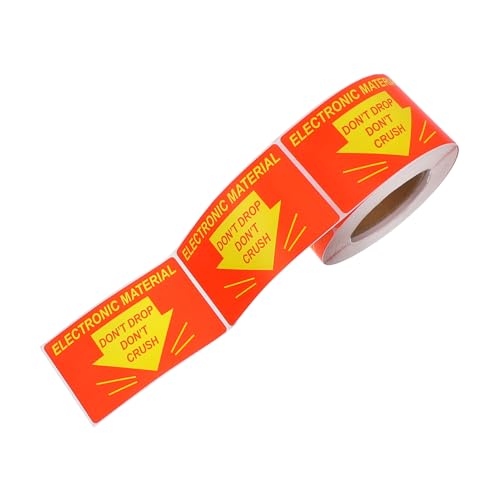 SEWACC Packaging Stickers 1 Roll Fragile Warning Shipping Tape Essential for Moving Shipping Supplies