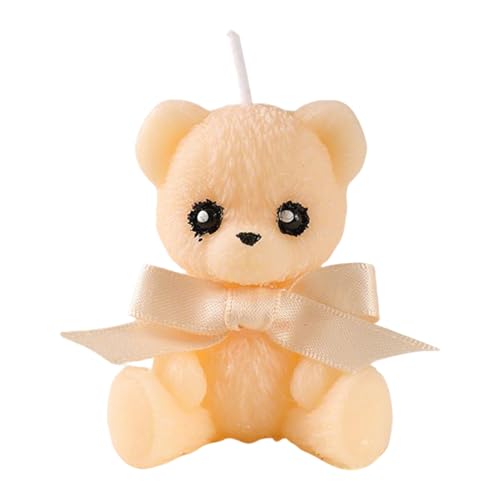 Velas de oso para ducha | Vela perfumada decorativa linda para decoración de hogar – Regalos de fiesta en forma de oso,para mesita de noche, salones, oficinas, mesas, estantes, interiores, fiestas de
