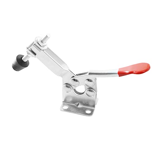 Image of 1PCS 304 Stainless Steel Type 201B, 100KG 220 lbs gripping force, quick clamping tool, hand toggle locking clamp, horizontal quick clamp, tool clamp