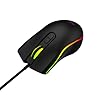 Dazz Mouse Gamer Rainbow, RGB, 3600 DPI, Com Fio, Preto #2