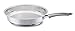 Fissler Crispy Steelux Premium / Edelstahl-Pfanne (Ø 28 cm) Bratpfanne-unbeschichtet, krosses und fettarmes braten - alle Herdarten auch Induktion