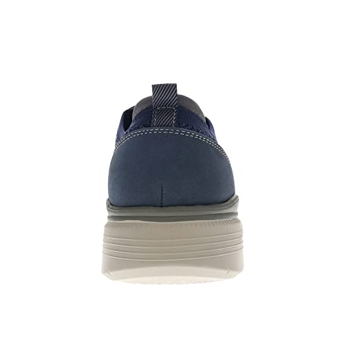 Image of DOCKERS Mens Andover Casual Oxford Shoe, Navy /Grey, 8.5 M