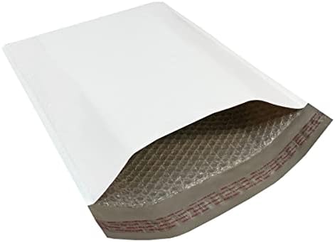 StarBoxes Poly Bubble Mailers 14.5x20 Inches - Pack Of 50 White Self-Sealing Shipping Envelopes