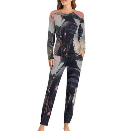 Pyjama femme manches longues au motif cartoon boy rigolo pour retrouver votre âme d'enfant