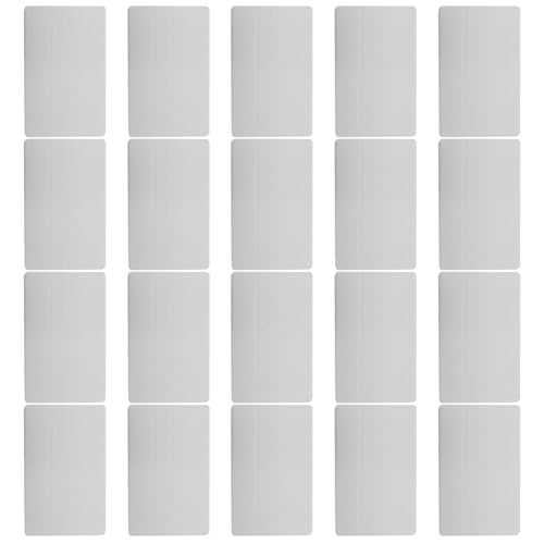 Tarjetas en blanco para negocios que evitan el desgaste con acero inoxidable para grabar