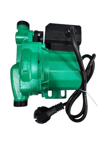 Image of 120W SUPER SILENT Inline Automatic Water Pressure Pump With Wall Mounting Bracket Suitable for Hot Water Circulation, Washing Machine, RO & Shower